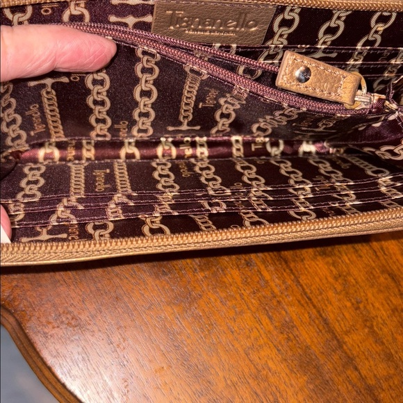 Tignanello  long wallet  zippy wallet  Pebbled leather  bronze metallic
NWOT - Picture 13 of 13
